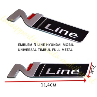 HYUNDAI N LINE 現代 NLINE SYMBOL LOGO EMBLEM 全金屬壓紋