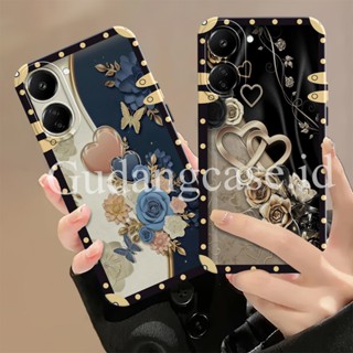 軟殼 Hp Redmi A5 Poco C71 4G 2025 軟殼相機保護套花卉圖案框架