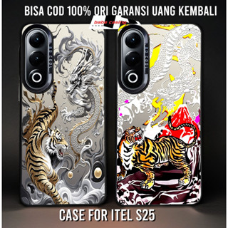 CASE ITEL S25 SO COOL HOLOGRAM PREMIUM 圖案 MCN 軟包混合 IMD 板男孩女孩