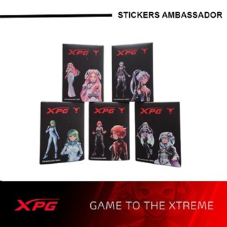 威剛 ADATA XPG 商品獨家貼紙大使動漫女孩