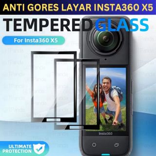 LAYAR INSTA360 X5 螢幕保護膜鋼化玻璃螢幕保護膜相機防刮 LCD Insta 360 X5 相機