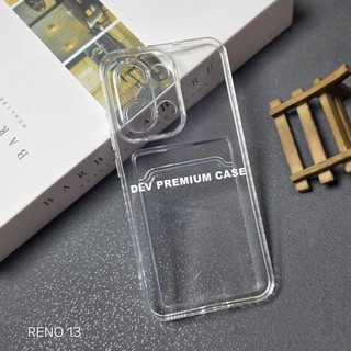 OPPO RENO 13 PRO 軟殼卡套透明卡槽套 OPPO RENO 13 PRO 軟殼卡套透明卡槽套 OPPO R