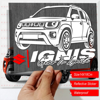SUZUKI 鈴木 IGNIS WNR 貼紙汽車擋風玻璃貼紙