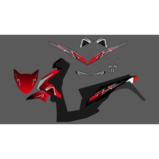 條紋貼紙透明 HONDA BEAT FI 定製設計越南風格