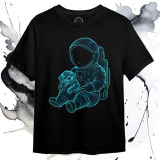 3D Astronaut With Dog DM0511 原創高階版 T 恤 3D 宇航員