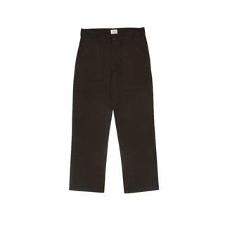 Dryroots Inc Pants 疲勞長褲軍裝棉帆布褲常規版型棕色