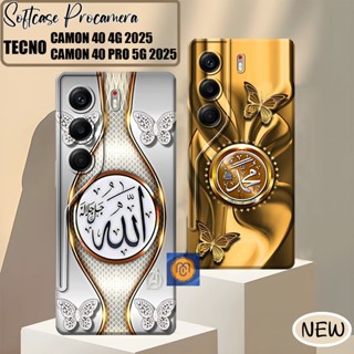 Tecno Camon 40 40 4G Tecno Camon 40 Pro 4G 2025 書法圖案現代外殼柔性外殼