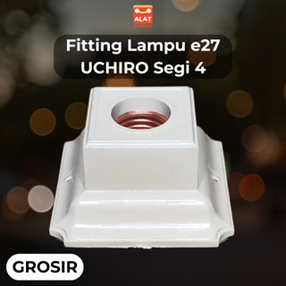 E27 UCHIRO 燈泡天花板配件 4 面吸頂燈座,用於優雅的室內照明