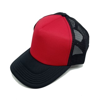 MERAH BEST 卡車司機帽網帽帽子 Distro 多種顏色黑色紅色素色定製印尼男士女士中性酷有趣單詞兒童成人絲網印