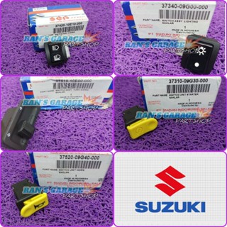 TOMBOL SGP 開關按鈕套裝 SUZUKI SMASH SHOGUN 125 原裝啟動器按鈕座開關喇叭燈 SEN