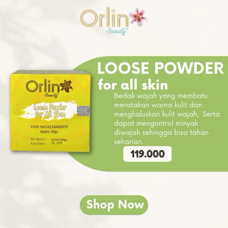 ORLIN BEAUTY 散粉 ORLIN BEAUTY 散粉 ORLIN BEAUTY ORLIN 美容護膚 ORLI