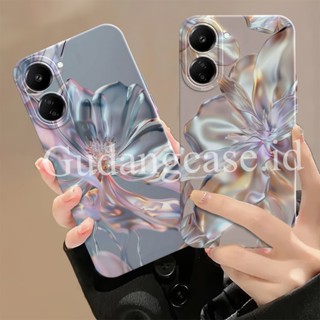 HP Redmi A5 Poco C71 4G 2025 手機殼柔性軟殼相機保護套花卉圖案最新外殼