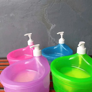 實用自動洗碗皂架海綿廚房分配器泵肥皂瓶