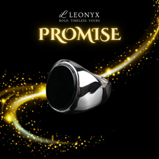 Leonyx 男士銀戒指豪華不銹鋼男士戒指男性優雅男士配飾