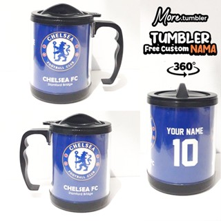 Chelsea FC 馬克杯不倒翁 CHELSEA 馬克杯玻璃杯 CHELSEA 高階聯賽運動型 M
