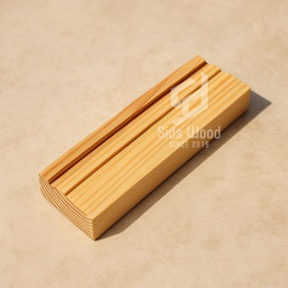 KAYU 荷蘭柚木架亞克力照片兩孔木架木製支架
