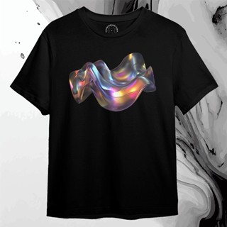3D Prismatic Ripple DM0933 原創高階發行 T 恤 3D 稜鏡波紋 DM0933