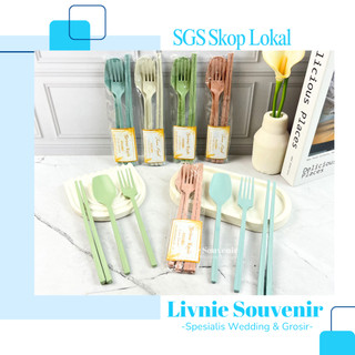 LOKAL SGS 紀念品勺子叉子筷子本地鏟子塑膠包裝 Freee KUT
