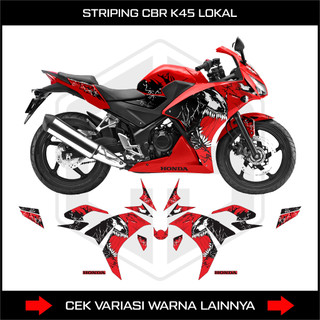 LOKAL 條紋 CBR 150 K45 本地貼花貼紙 HONDA CBR K45 本地