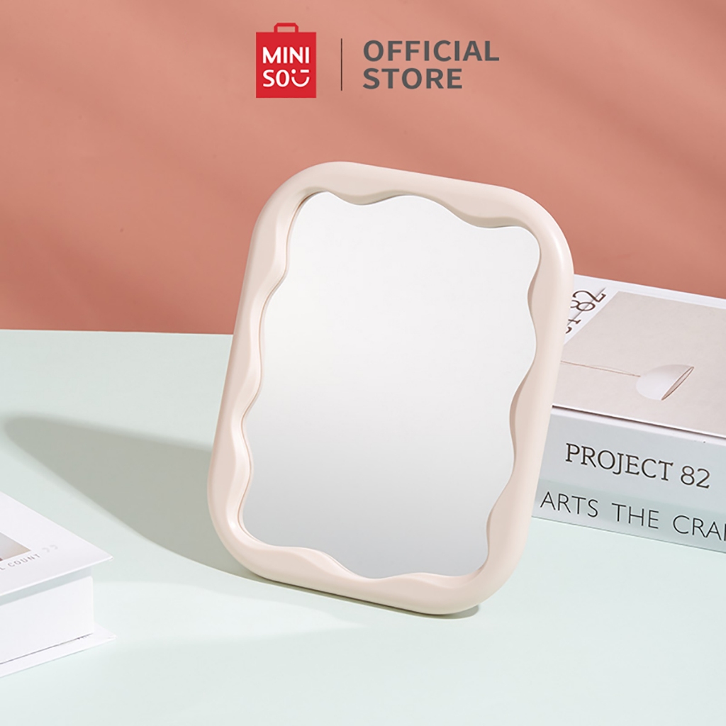 Miniso X ID立式收納化妝鏡可愛化妝鏡
