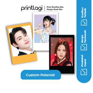 POLAROID 寶麗來照片列印定製美學圖案自由圖案框架優質光澤厚材料