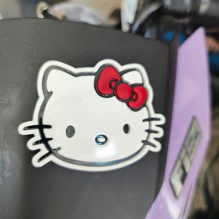 Hello Kitty 3D 標誌變化標誌獨特的 3D 壓花摩托車配件