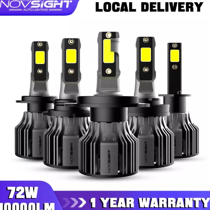 CODE U65C Novsight h4 汽車摩托車 led 燈 72 瓦 h11 超亮 led 霧燈 h7 hb3