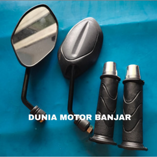3 合 1 HONDA Beat Vario Supra 標準後視鏡套件 HONDA Beat 後視鏡黑色把手 Plus