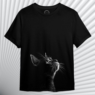 3D Cat Look UpWear Original 高階發行版 T 恤 3D 貓抬頭 DM0478