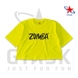 女式運動服 CropTop Oversize Zumba GTask Sporty 最新酷材料健身上衣適合女孩所有尺寸