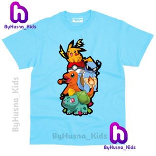 POKEMON GO皮卡丘童裝POKEMON GO皮卡丘兒童T恤上衣幼兒男童衣服女童衣服童裝