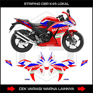 LOKAL 條紋 CBR K45 150 本地貼花貼紙 HONDA CBR 150 K45 本地