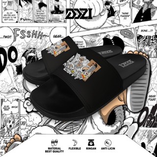 One Piece Gear 5 拖鞋兒童和成人涼爽病毒動漫坡道涼鞋男女一腳蹬
