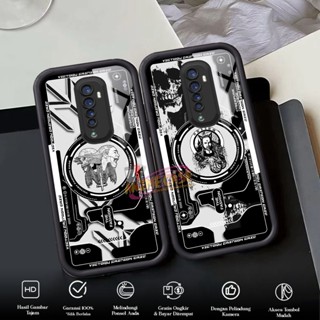 手機殼 OPPO RENO 2D 動漫手機殼圖案 MTRNL 外殼 Hp 2D 光面軟殼 Hp 硬殼 Hp