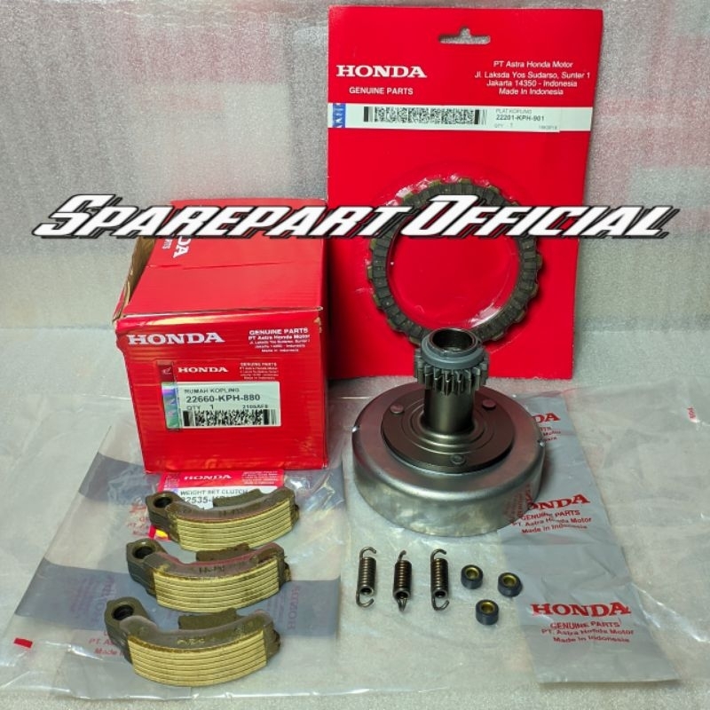 HONDA 4 件裝 KPH 鈴鐺物品本田摩托車 Kharisma Kirana Supra X 125 舊