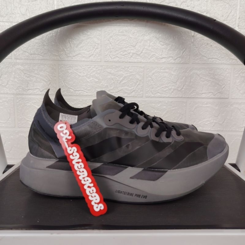 愛迪達 ADIDAS ADIZERO ADIOS PRO EVO 1 灰黑色跑鞋