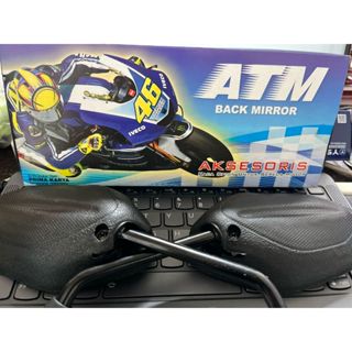 HONDA 本田 Beat Atm 後視鏡通用摩托車後視鏡左右復古運動款適用於所有摩托車