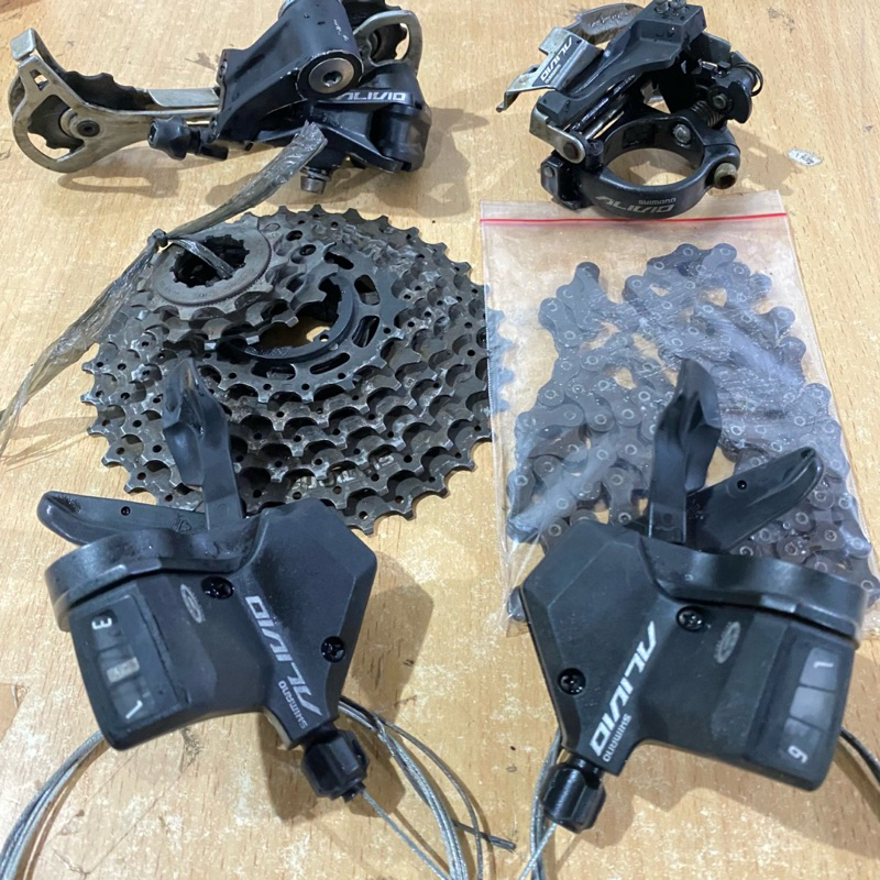 套件 gs SHIMANO ALIVIO 3x9 速度