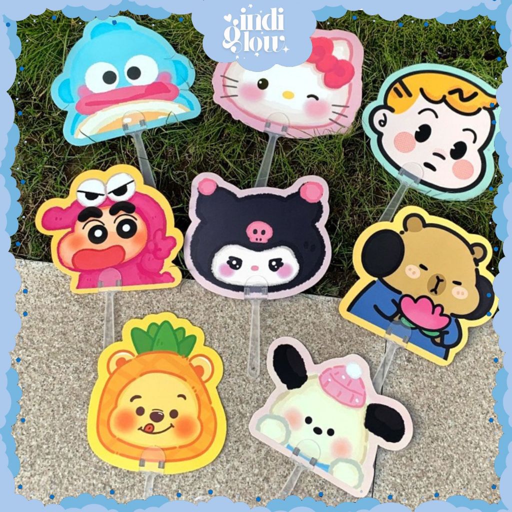 三麗鷗 IG 高級手扇 Sanrio Kuromi 卡通人物紀念品扇獨特可愛的禮物形狀