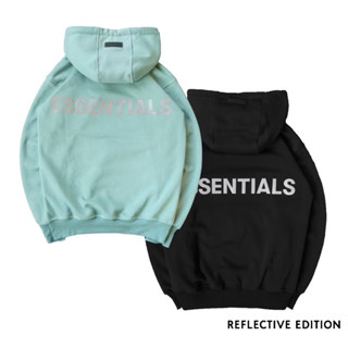 Essentials Fear Of God 反光連帽衫毛衣男士女士全標籤標籤