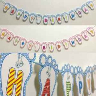 Gantungan 生日快樂腳衣架