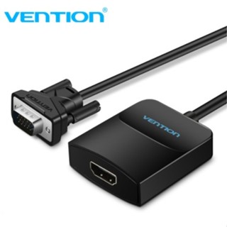 VENTION 轉換器 VGA 到 HDMI 適配器,帶 Micro USB 電源 0.15 米