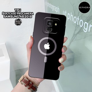 SAMSUNG SEPHORA HP 手機殼三星 Galaxy A8 2018 手機殼 Logo IP 軟殼三星 Gal