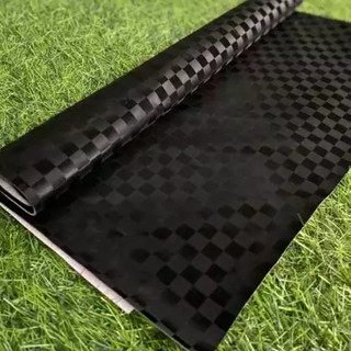 3D國際象棋摩托車座椅皮革3D圖案通用座椅布床單