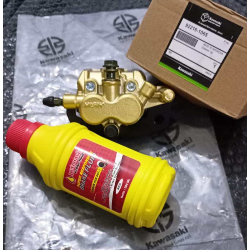 盤式卡鉗組後剎車油 NINJA 250 CARBU F1 噴射原裝 NISSIN KAWASAKI