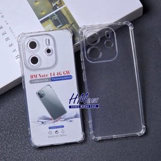 Redmi Note 14 4 4G Redmi Note 14 5G 軟殼安全氣囊透明保護殼防震防刮遊戲 Redmi