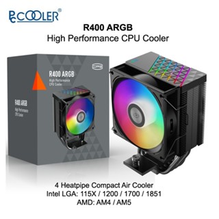 英特爾 PcCooler R400 ARGB CPU 散熱器 Intel AMD