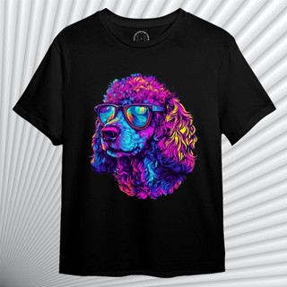 3D Dog With Colorful Hair V2 DM0583 原創高階發行 T 恤 3D 狗
