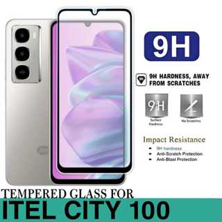 LAYAR 鋼化玻璃 ITEL CITY 100 全屏螢幕防護防刮玻璃
