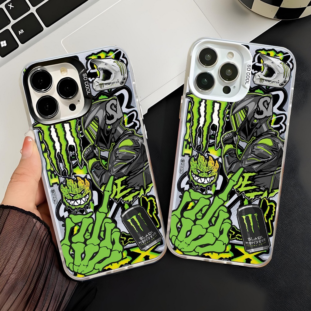 外殼 IMD MONSTER ENERGY 兼容 POCO X3 M3 M5S M6 PRO X6 C75 C65